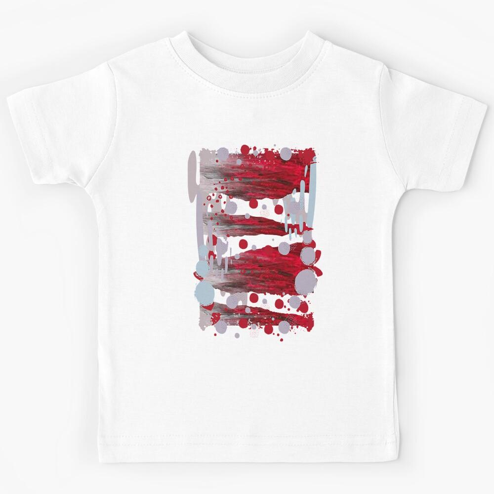 Psychedelic Abstract Shapes and Circles, nr 3, Trippy Psychedelic Arte Abstracto Kids T-Shirt 110