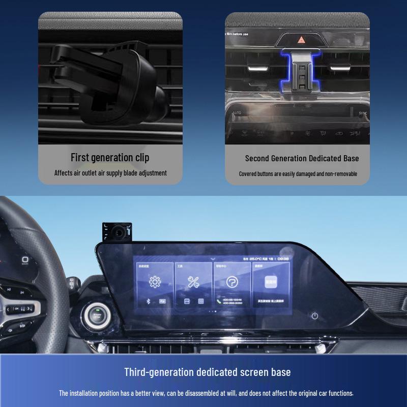 Wuling Car Screen Phone Holder for Interior Navigation Modification