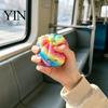 Stressabbau für Reisen Buntes Brötchen Quetschspielzeug, Weiches Sensorisches Fidget Niedliche Neuheit Geschenke Geburtstag Entlastungsspielzeug Erwachsene Kinder Angst Spannung Handgriff