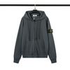 STON Basic Solid Color Compass Patch Fleece Hoodie Long Sleeve Pullover Sweatshirt for Men Women