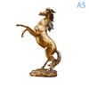 Gull Sølv Svart Hest Resin Skulptur Hestemodell Hjemmedekor Dyredekor Stue Kontor Håndverksdekor Forretningsdekor
