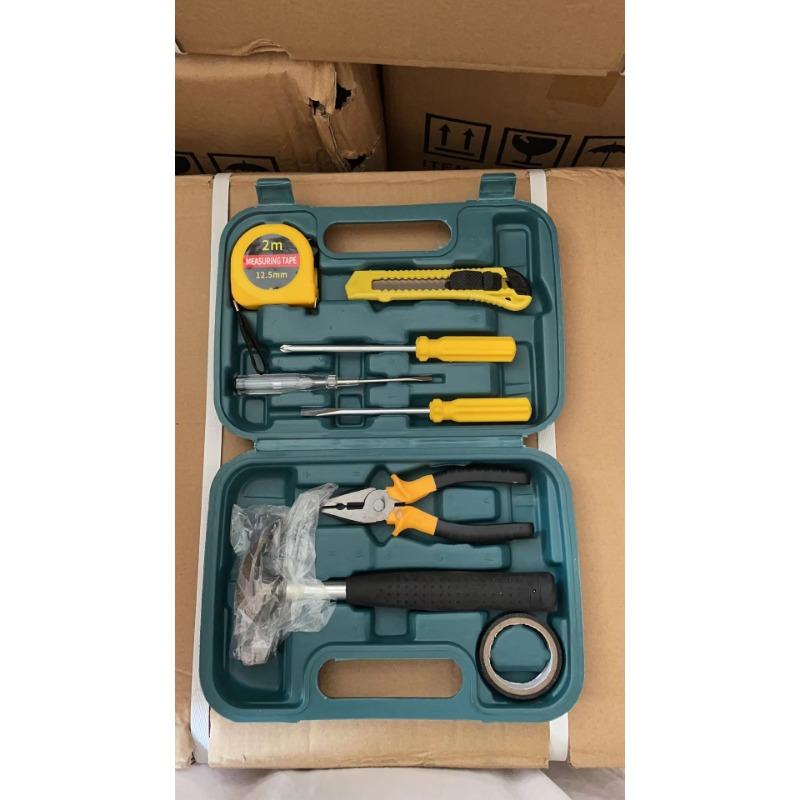 1 set/16 buc hardware acasă combinație scule reparare kit auto gadget combinație ruletă vice șurubelniță cutie de scule
