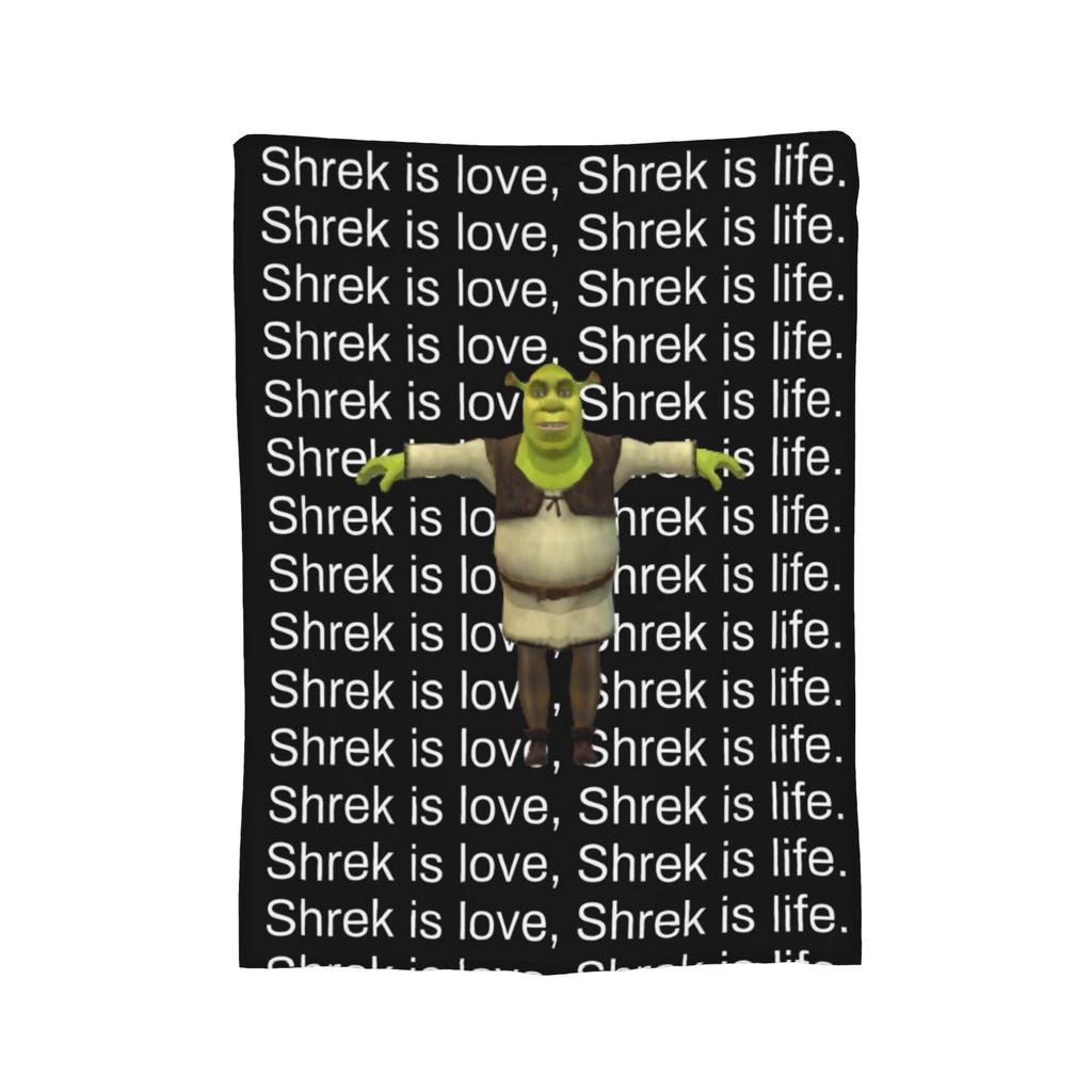Funny  S-Shreks Pattern Blanket Cover  Plush Throw Blanket Summer Air Conditioning Decoration Ultra-Soft Warm Bedsprea,