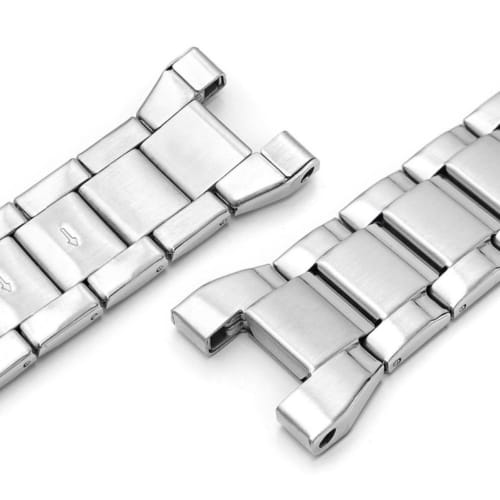 [Faygtni] CASIO G-STEEL Compatible Watch Band for GST-S300G / GST-S300 / GST-W300G / GST-W300, Stainless Steel Shockproof Metal Strap, Breathable, Eas