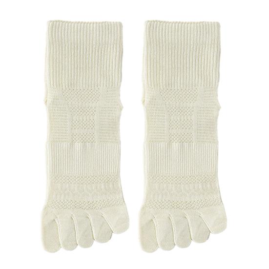 

1 пара женских носков с пятью пальцами, ультратонкие, дышащие, влагоотводящие, средней длины, повседневные, однотонные, для спортзала, для фитнеса зелёный