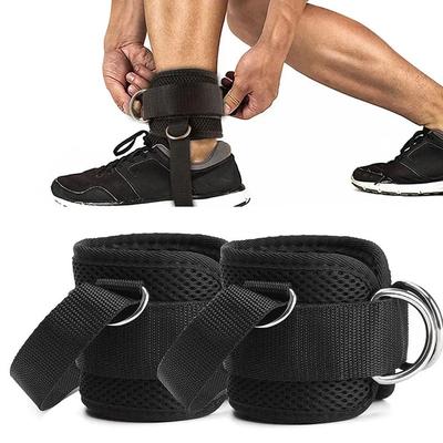 2PCS Sangles de Cheville pour Machine à Câbles Homme Femme Sangle de Cheville pour Machine à Câbles Kickback Fixation de Cheville Câble pour Salle de Sport Manchette de Cheville