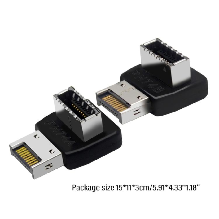 USB 3.1 Type E Adapter 90 Degree USB Type E Adapter Computer Motherboards