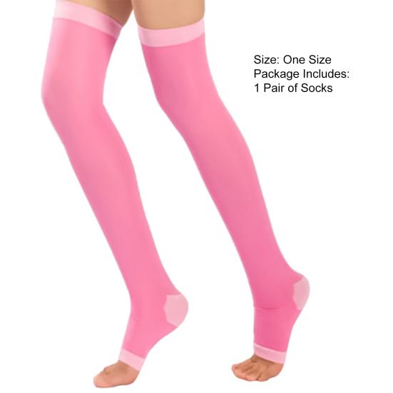 1 Pair Slimming Stockings Thigh High Beauty Leg Over Knee Student Girls Sleeping