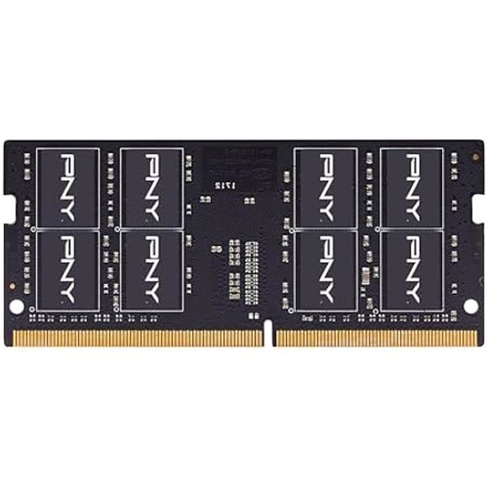 Mémoire RAM DDR4 - PNY - 8 Go - 3200MHz - SODIMM - CL22 - Non-ECC
