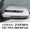 For Astra Adam OPC Meriva Combo Tigra Corsa Insignia Grandland Mokka Vertra Vivaro Zafira Car Rearview Mirror Cover Sticker