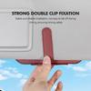 POOR1 Car Glasses Case Sun Visor Eyeglass Holder Card Ticket Clip For Citroen Grand Berlingo Jumper Celysee Xsara Picasso Aircross
