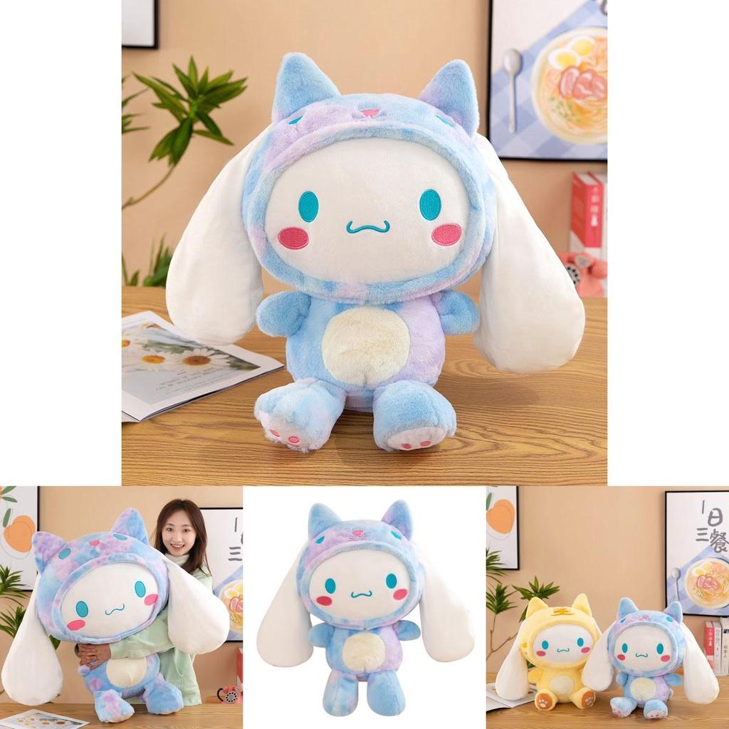 Sanrio Plüschtier Kissen Cinnamoroll Tier Tiger Hase Kinder Geschenk Deko