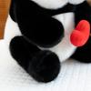 Love Panda Soft Stuffed Plush Toys Valentine's Day Red Heart Cute Animal Panda Plushies Doll Girls Romantic Gifts For Couple