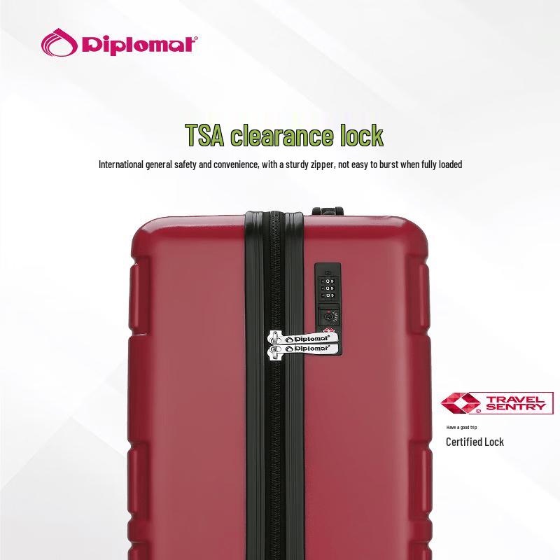 Diplomat TC-6902 Business Universal Wheel Luggage with TSA Lock