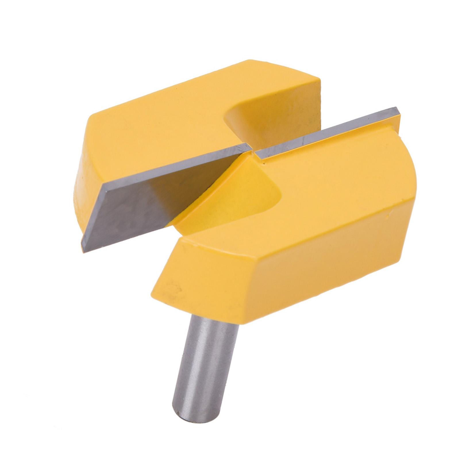 

8x57mm Router Bit Bottom Surface Planing Woodworking Milling Cutter чорний