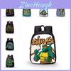 Mochila Escolar Grande Capacidade Tartarugas Ninja Com Estampa Divertida de Desenho Animado Material Impermeável e Respirável