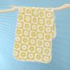 Soft Plaid & Floral Coral Fleece Towel Set - Couple's Home Gift
