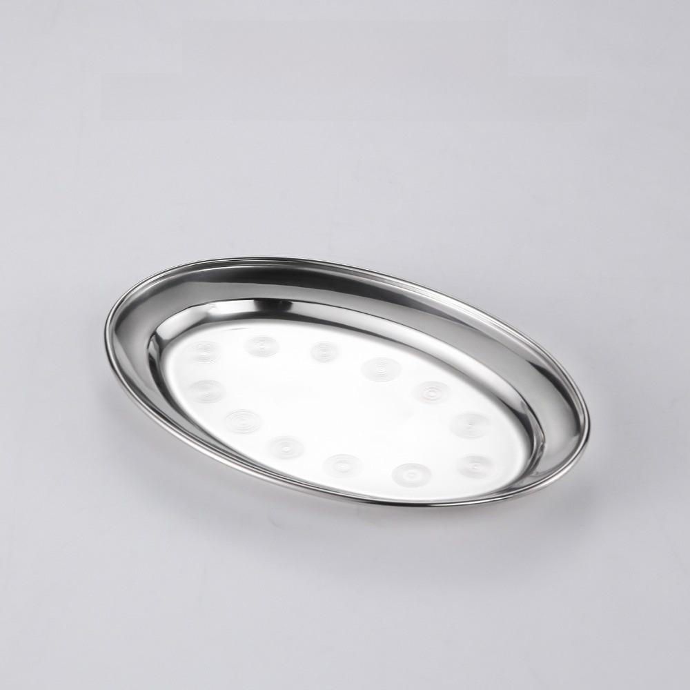 Shallow Design Dinner Plates Multi-Size Steak Dishes Practical Barbecue Trays Barbecue Use