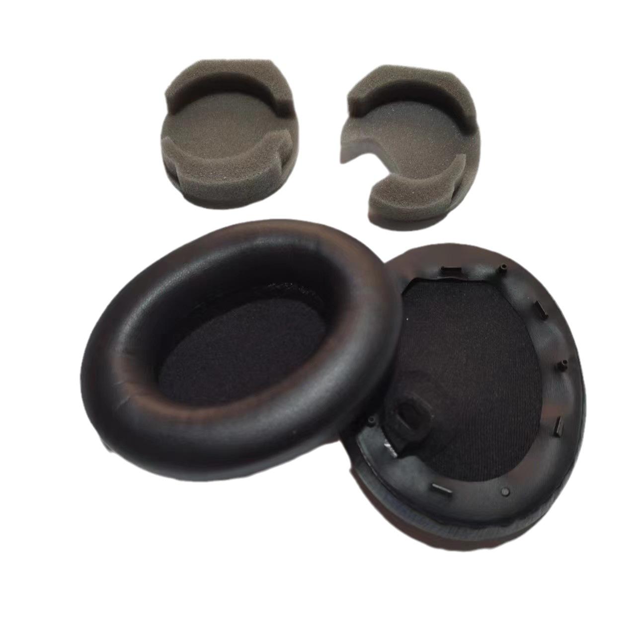 Protein Leather Replacement Ear Pads for Sony WH-1000XM4 Headphones (Black)