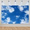 Blue Sky White Cloud Background Natural Landscape Home Party Decoration Backdrop Portrait Photography Banner Baby Shower Props