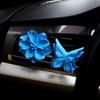 Retro Flower Car Air Outlet Aromatherapy Fancy Niche Style Camellia Car Vent Fragrant Stone Aroma Diffuser