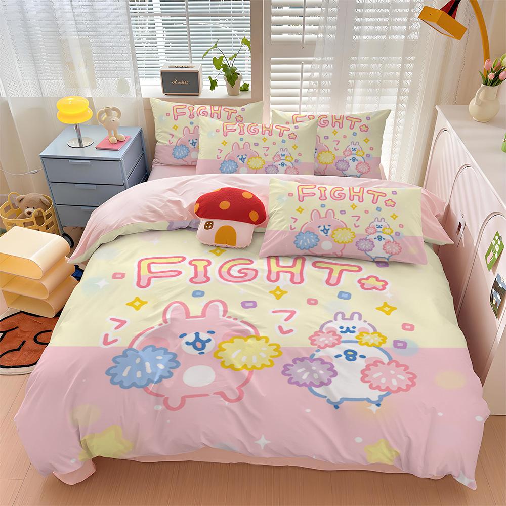 Neues Design Kanahei Bettbezug Kissenbezug Niedliches Kanahei Bettwäsche-Set für Erwachsene Jungen Mädchen Schlafzimmer Kinder Einzel Doppel