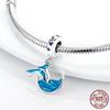 Summer Ocean Treasure Starfish Turtle Dolphin Octopus Charm Accessories Bracelets Pendant Original Copper Diy Jewelry Making