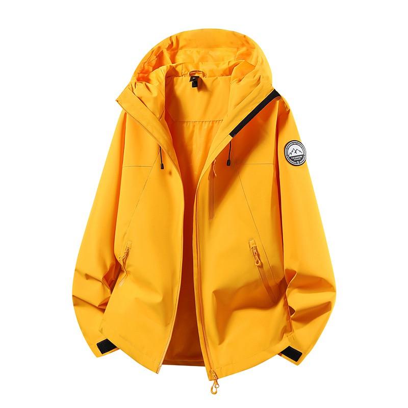 Men Women 3-in-1 Waterproof Windproof Hiking Jacket With Fleece Inner Layer Winter Outdoor Mountaineering