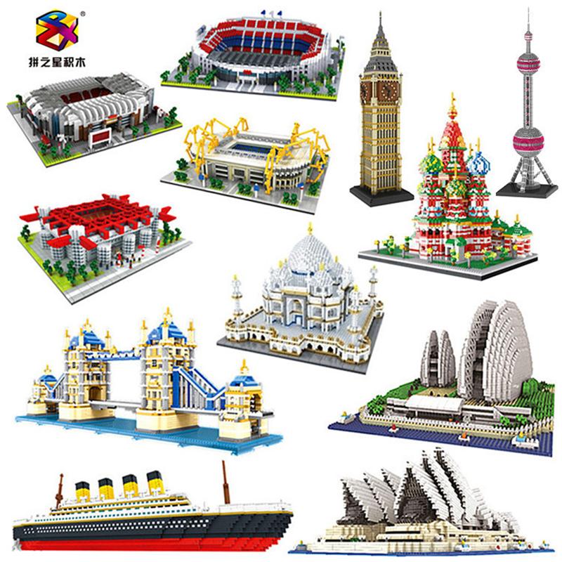 Pzx Mini Blocks World Architecture Sydney Opera House Big Ben Building Bricks Juguetes For Boy Toys Girl Gift Christmas