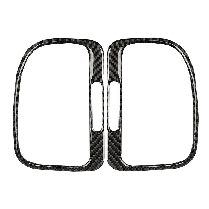 For Volkswagen Golf 6 Gti R MK6 2008-2012 Carbon Fiber Car Instrument Panel Left Right Air Vents Decoration Stickers Accessories