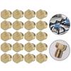 Kit de 20 Gicleurs pour Brûleur Propane Ou Orifice pour Brûleur GPL Pièces de Rechange Cheminées à Air Refroidi Poêles Accessoire