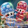 Intelligentes tanzendes Oktopus-Spielzeug LED-Licht lustiger Stressabbau Plastikmodell Geschenk für Jungen Mädchen Kreativität Pädagogisch