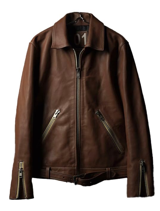 VALLET Genuine Leather Single Rider Jacket VALLET01AN S Size Brown [Liugoo Leathers] (Valette) Men's