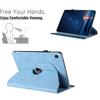 For Samsung Galaxy Tab A 10.1 (2019) SM-T510 (Wi-Fi)/SM-T515 (LTE) Case Rotating Stand Solid Color PU Leather Tablet Cover