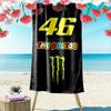 46 Motor Print Strandtuch, Großes Weiches Schnelltrocknendes Handtuch für Strand Camping Schwimmen