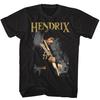 Jimi Hendrix Black Adult TShirt Unisex T-Shirt