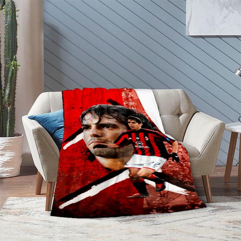 Former Associazione Calcio Milan Ricardo Izecson dos Santos Leite blanket Soft four season home bed office travel outdoor warm blanket L2
