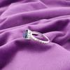London Blue Topaz  Gemstone 925 Sterling Silver Jewelry Handmade Partywear Ring CZR-10-10