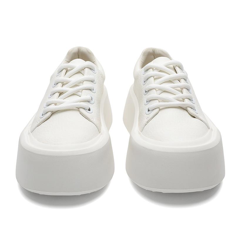 Niche Trend Design,thick Soled Height Increasing Men Shoes, White Shoe Platform Shoes Men White Sneakers Shoes Zapatos