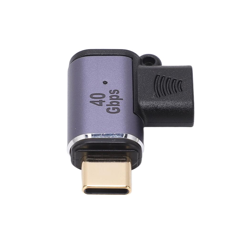 Magnetický adaptér USB-C na USB-C L-tvar 40 Gb/s 100W nabíjení 8K 120 Hz 7680x4320 USB-C samice na