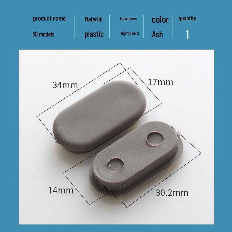 Toilet Seat Cushion: Anti-slip Shock Absorbing Silent Rubber Pads