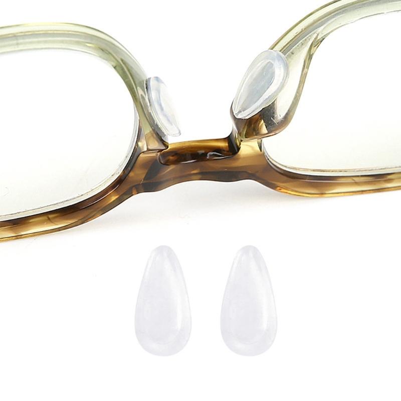 20pairs Adhesive Silicone Nose Pads with Air Cushion for Eyeglasses Nonslip Feature Universal Compatibility Comfort