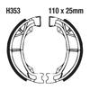 PEUGEOT NCX Motorcycle Brake Shoe H353 for Models AFS, ANF, NZR 50-125