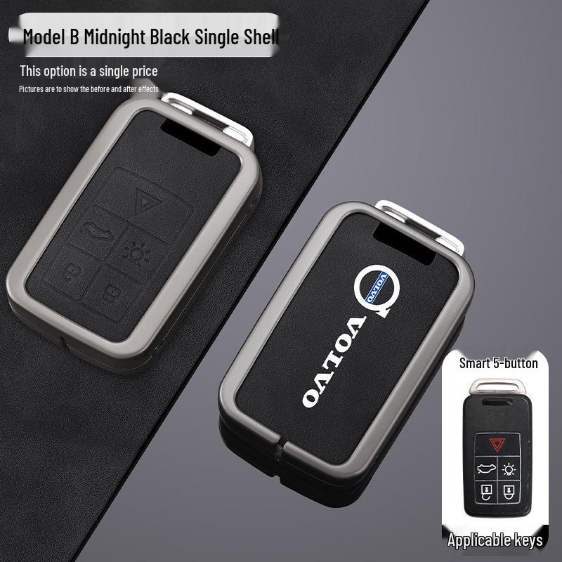 Volvo XC60/S60/V90/V60/S40/S80 Key Cover - Zinc Alloy Shell