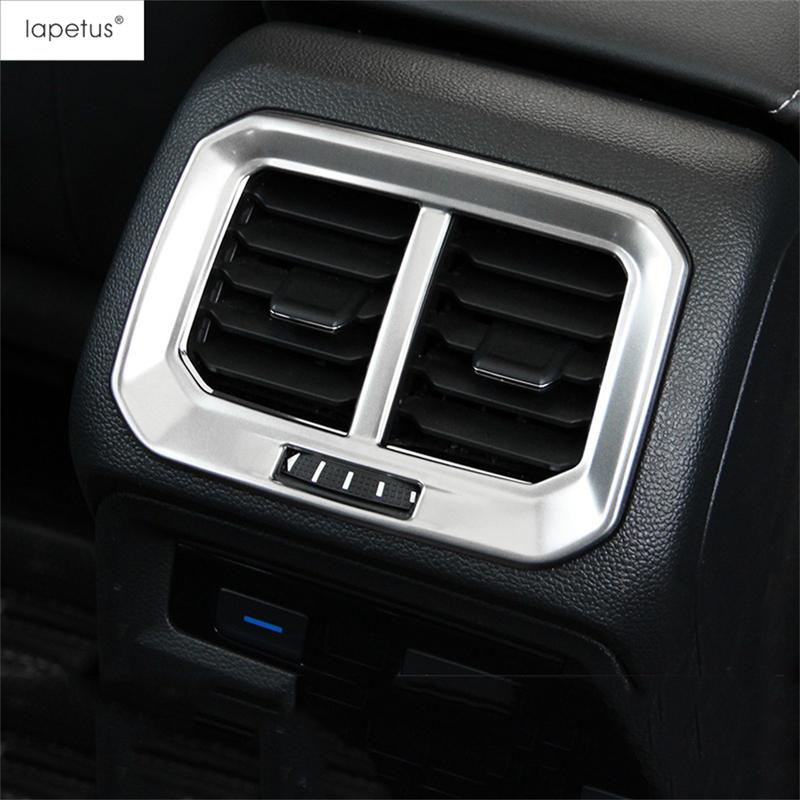 Car Rear Armrest Box Air AC Conditioning Vent Outlet Frame Cover Trim Fit For VW Volkswagen Tharu / Taos 2018 - Accessories