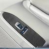 For Cadillac CTS 2008-13 Real Carbon Fiber Window Switch Interior Cover Trim 4pc