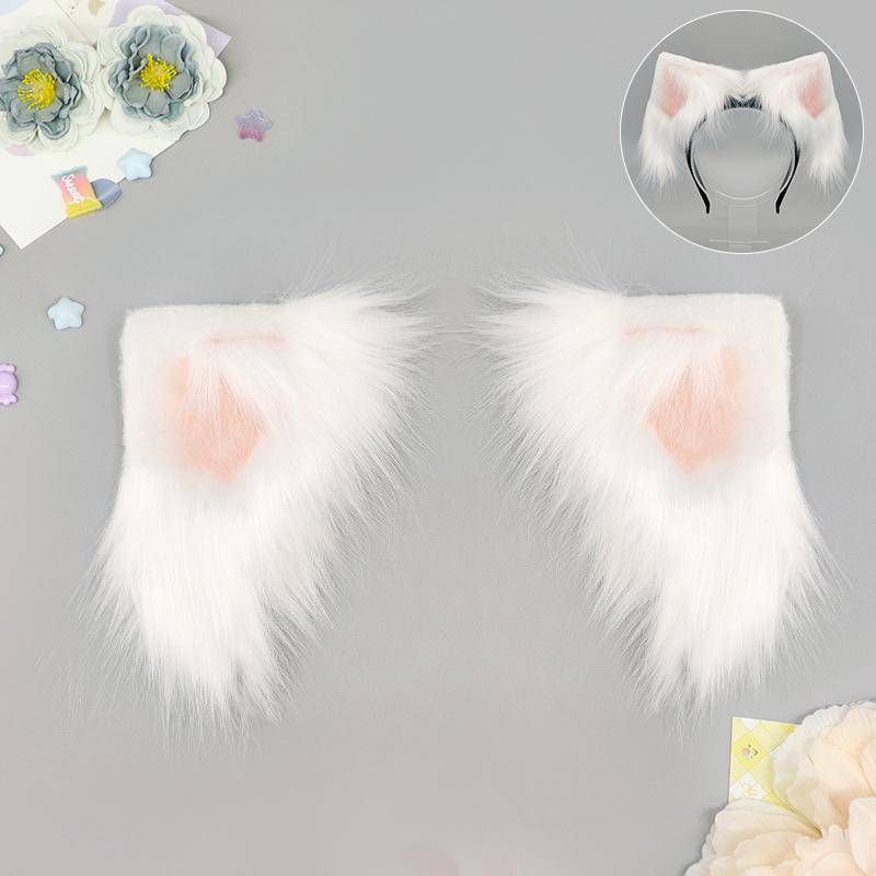 Charging Simulation, Animal Ear, Gravity Sensing, Touch, Electric Cat Ear Cos Props, Somatosensory Movable Folding Ear Cat Ear Headband