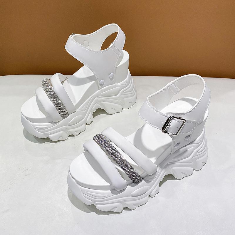 Summer Women`s Platform Sandals Green Women