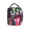 C-Chainsaws Man Anime Insulated Lunch Bag High Capacity Cute Pochita Meal Container Thermal Bag Tote Lunch Box Food Handbags