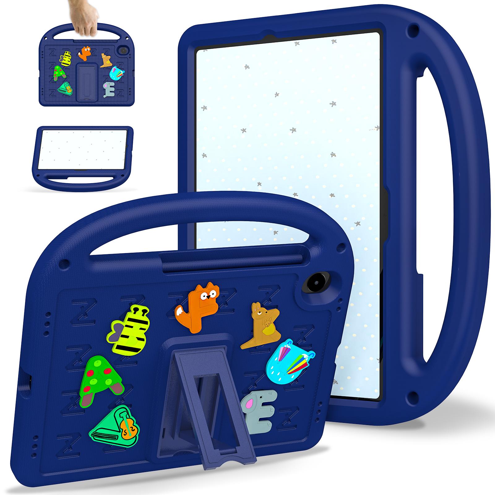 Étui de tablette Cartoon EVA+PC Pour Samsung Galaxy Tab S11 11 pouces S10 Lite FE Housse de protection antichoc avec support et bandoulière S11 5G 11 inch 2025